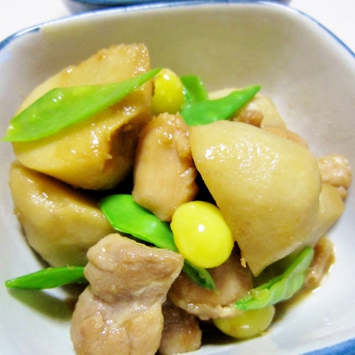 里芋と鶏と銀杏の煮物